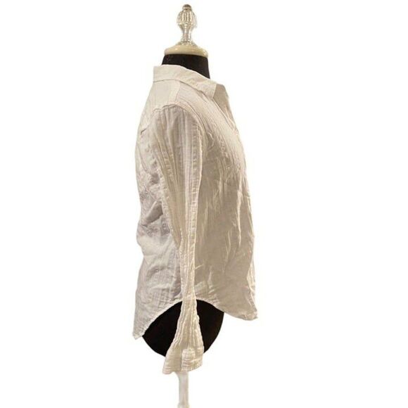 Time and Tru White button down shirt (Size Small) - Picture 3 of 4